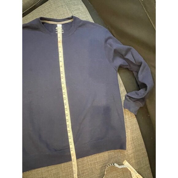 Fruit of the Loom Navy Crewneck Sweatshirt Sz M - Picture 7 of 8